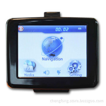 3.5-inch GPS Car Navigation System with Built-in 64MB SDRAM, Supports MSTAR CPU